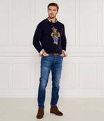 Шерстяной свитер POLO RALPH LAUREN - темно-синий(710946138)