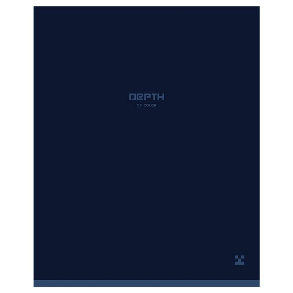 Тетрадь общая BG "Monocolor. Blue", А5, 48 листов в клетку, soft-touch ламинация,на скрепке