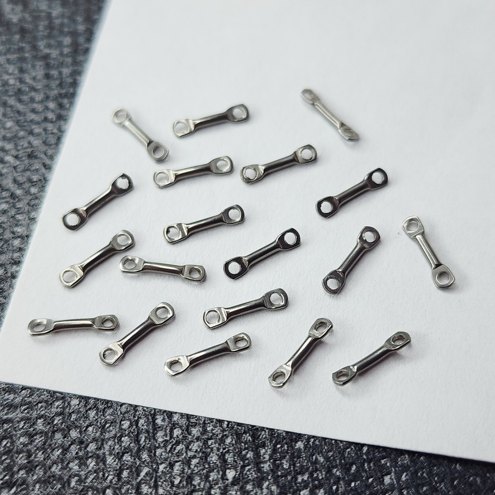 Коннектор, сталь, литые петли!, р-р 8×2мм, штучно