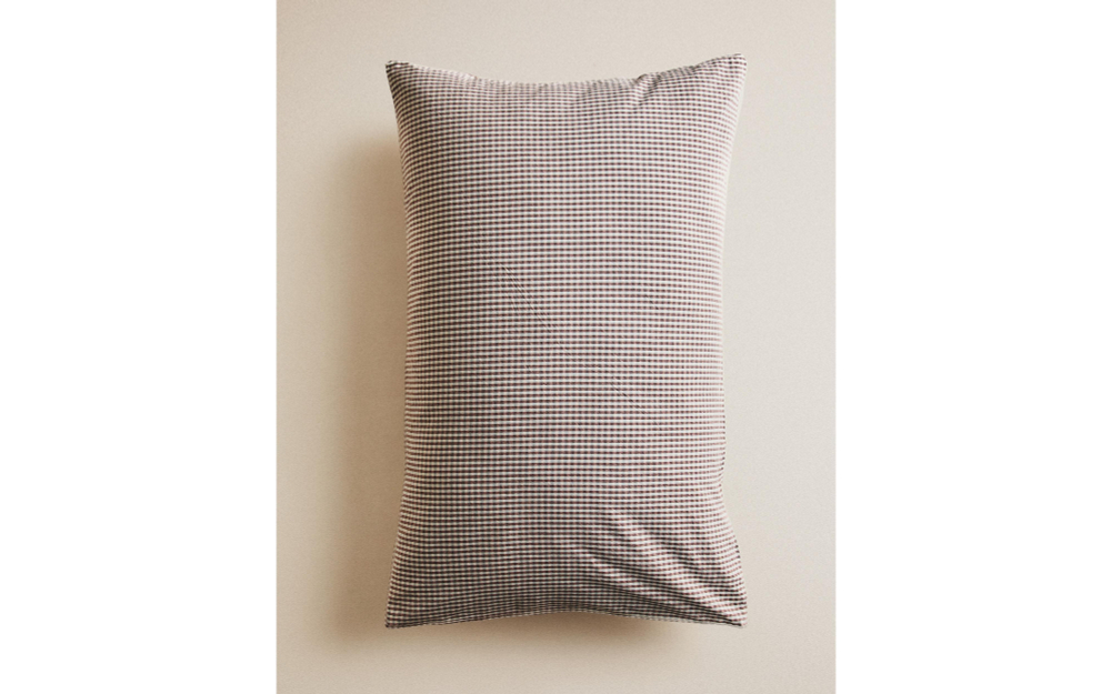 Наволочка Zara Home, хлопок 50%, тенсель 50%, в клетку, 2634/091 · арт. 2634/091