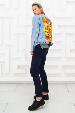 LIGVIANNI Джинсовая куртка Denim Jacket Tiger
