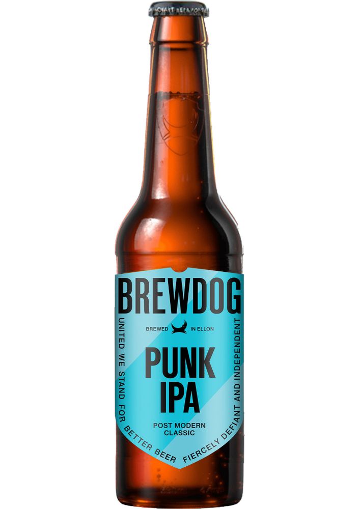 Пиво БрюДог Панк ИПА / BrewDog Punk IPA 0.33 - стекло