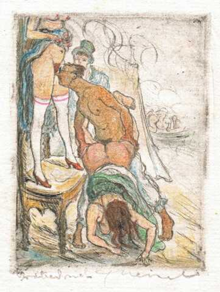 Fritz Meisel (1897-1960) - эротическое искусство немецкого художника