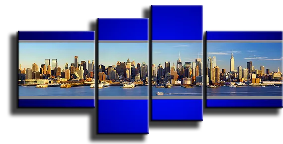 Модульная картина "Панорама Нью-Йорка"