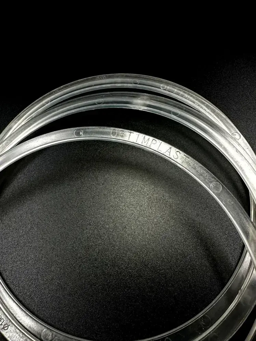 Термокольцо прозрачное для натяжного потолка диаметр 130мм 5 шт