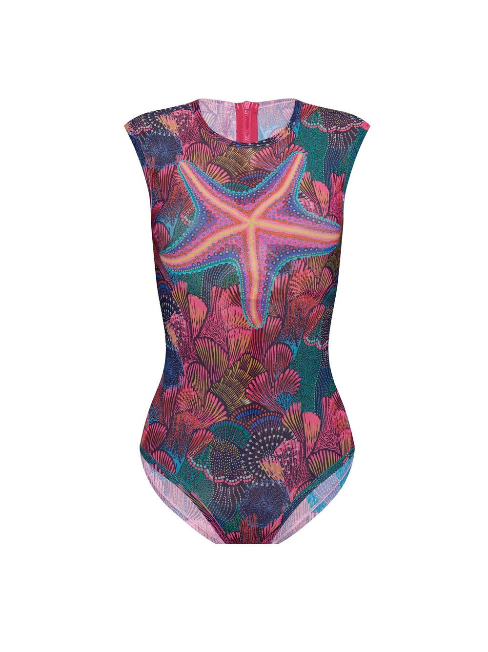 Купальник ЗВЕЗДА без рукавов Глубокий океан