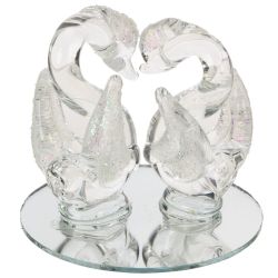 GAEM Фигурка декоративная "Лебеди", L4,5 W4,5 H4 см