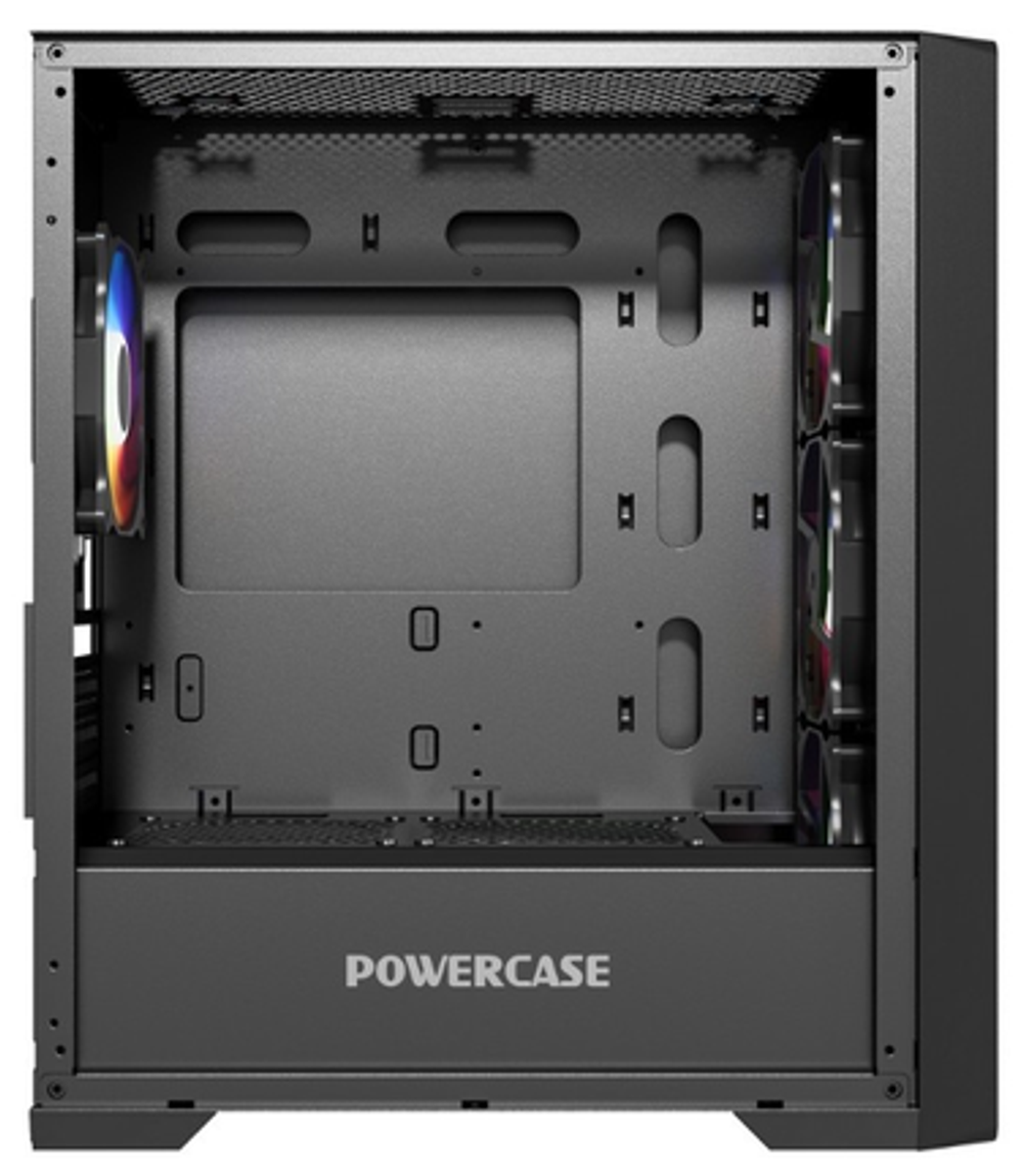 Корпус mATX Powercase ByteFlow Micro Black