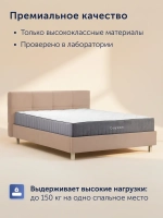 Матрас BuyBeauty, 28 см, жесткость выше средней, пружины, латекс, memorix