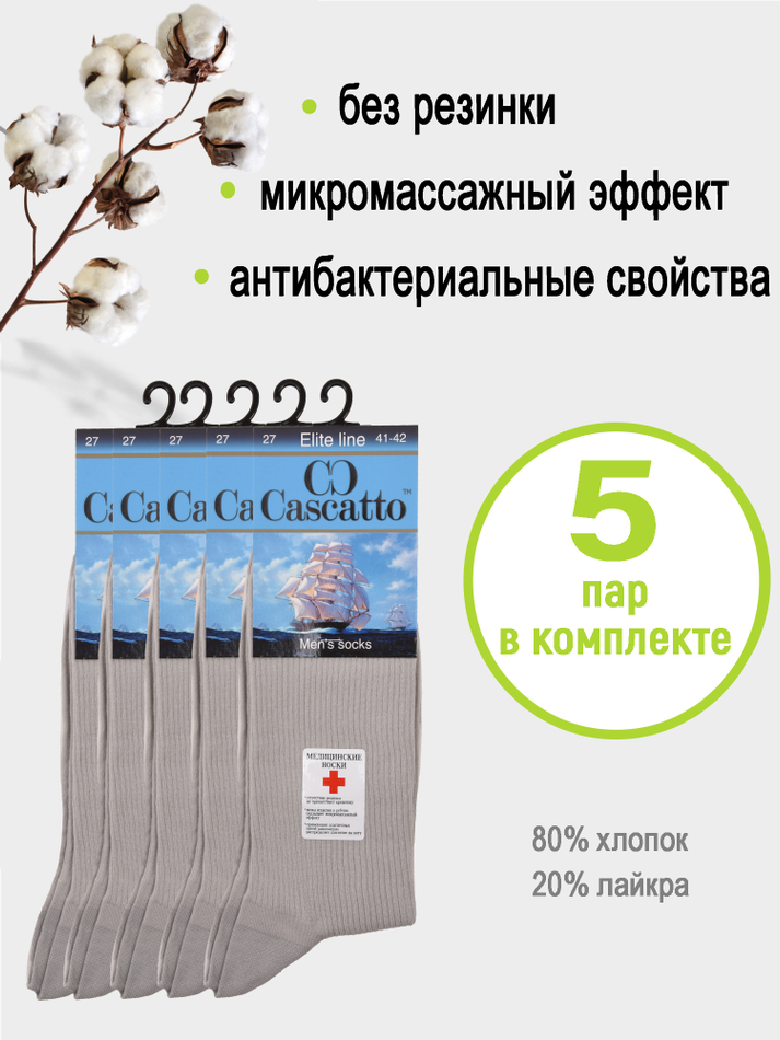 Носки мужские (5 пар в комплекте)