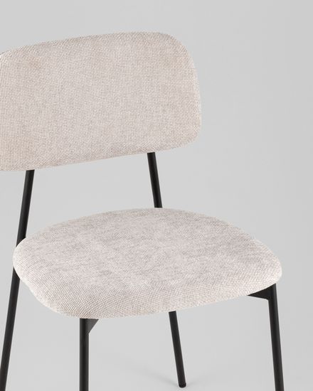 Стул Chao светло-серый черные ножки