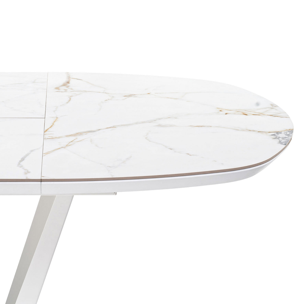 Керамический стол Woodville Азраун белый