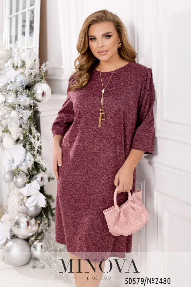 Платье 2480-малиновый Minova