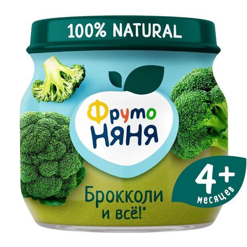 ФрутоНяня Пюре Брокколи 80г