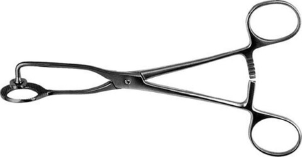 ТМ- З-55-2 Зажим д/щек и губ с овальными губками, 177 мм (НОВОЕ ИСПОЛНЕНИЕ)