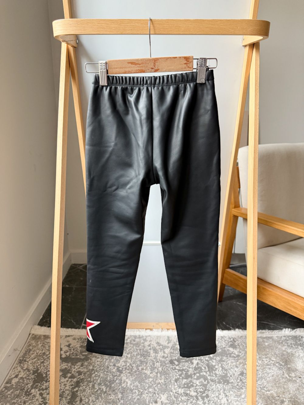 Леггинсы Monnalisa экокожа, 128