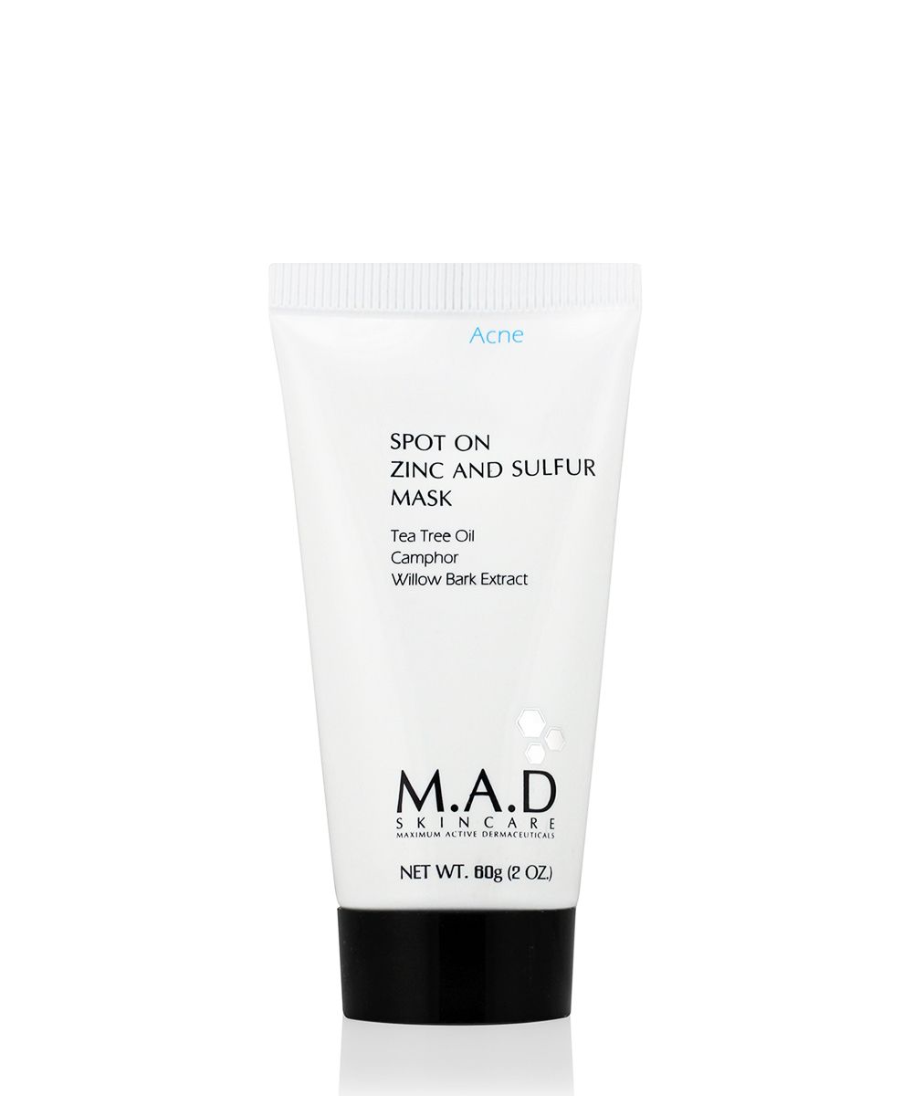M.A.D. SPOT ON ZINC AND SULFUR MASK Подсушивающая маска с цинком и серой