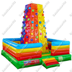 Скалодром "Утес" разноцветный 5*5*5 м