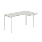 Стол эргономичный на металлокаркасе (белый) SIGMA (СИГМА) МК40х40