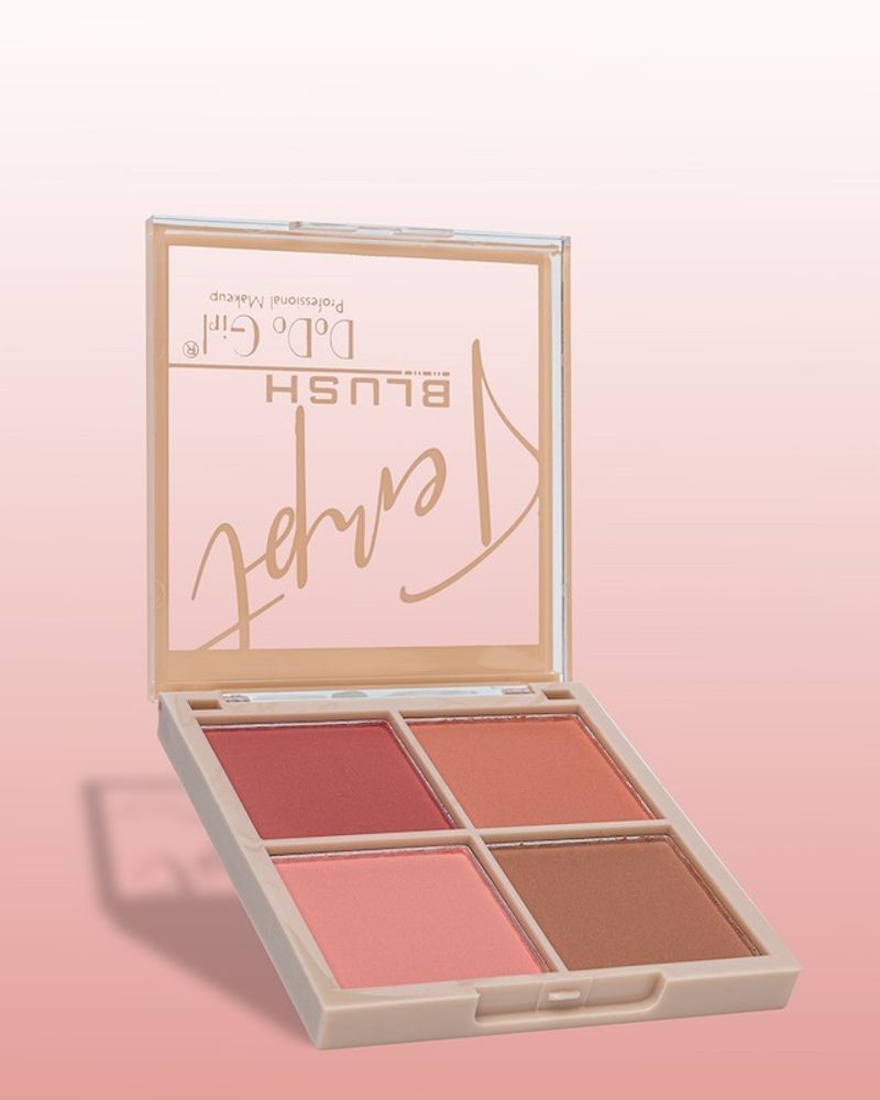 Румяна для лица DoDo Girl BB Blusher тон 03, 4 цвета