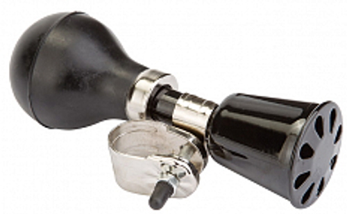 Клаксон 81B-02 сталь/резина, чёрный