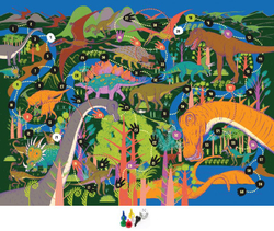 Игра-ходилка По следам динозавров арт. 02924 (Десятое королевство)