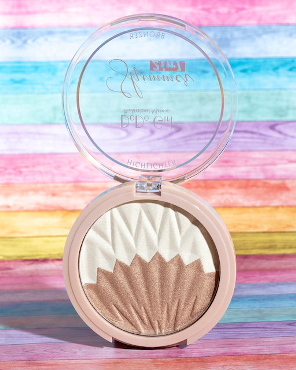 Хайлайтер+бронзер шимер для лица DoDo Girl Shimmer 2in1 Highlighter + Bronzer тон 01