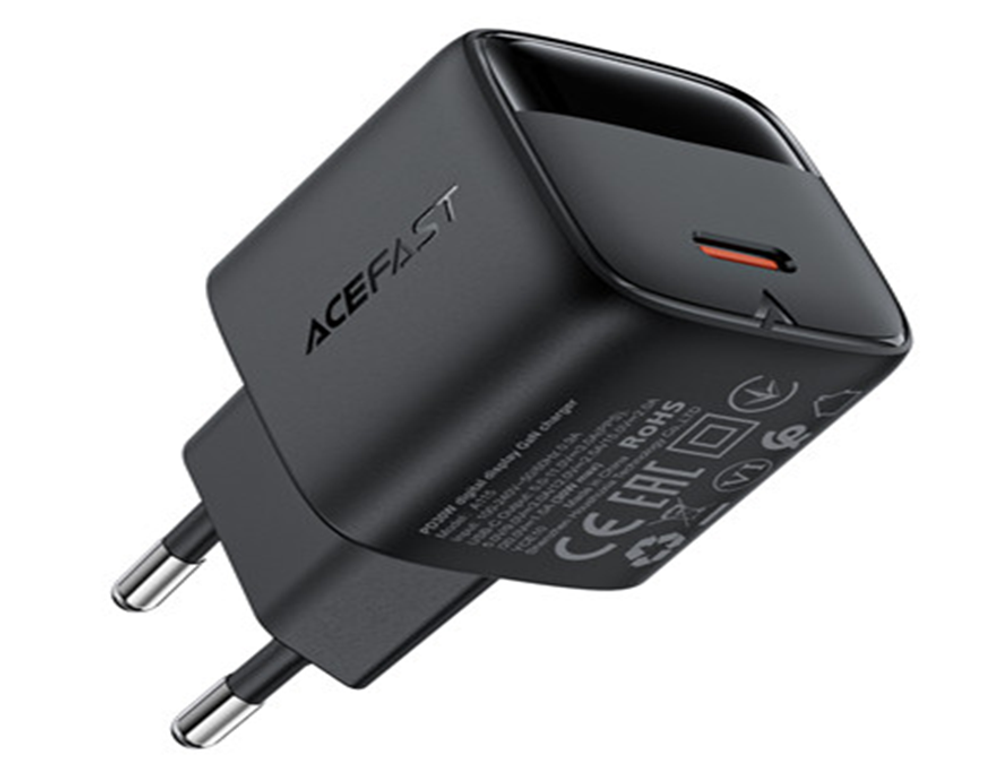A115 PD30W GaN charger USB-C with digital display (EU)