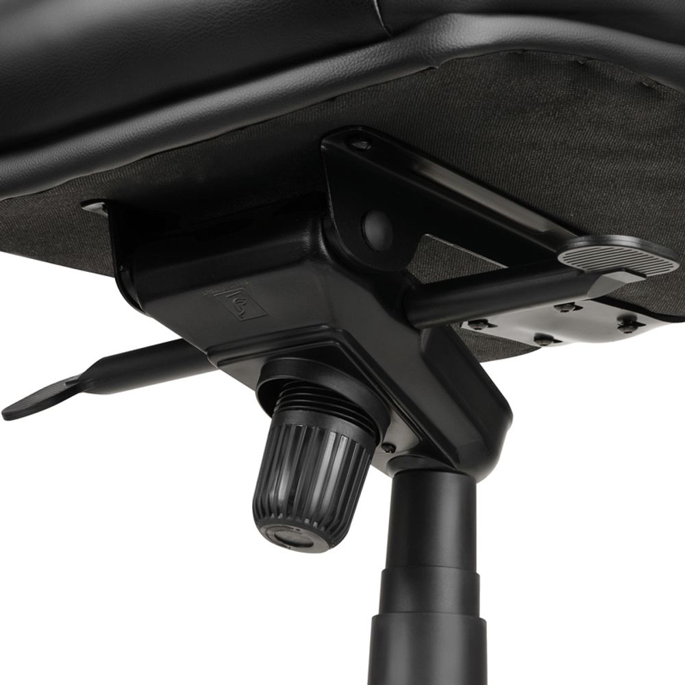 Кресло руководителя Helmi HL-ES11 "Сonvince", повышенной прочности, экокожа черная, мультиблок, до 250кг