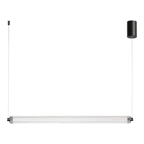 SL6224.413.01 Светильник подвесной ST-Luce Черный/Прозрачный LED 1*30W 4000K BAMBOO