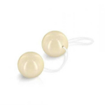 Вагинальные шарики Vibrotone Duo Balls (белый) (Цвет: Белый)