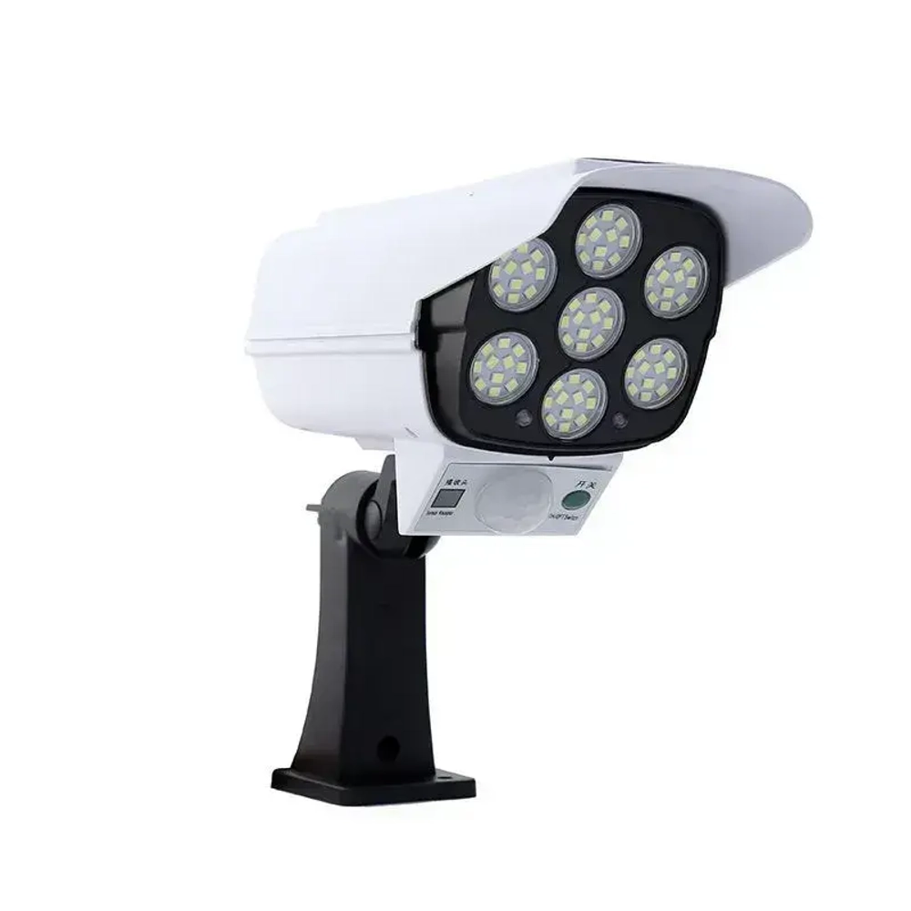 Уличный светильник на солнечной батарее с датчиком движения