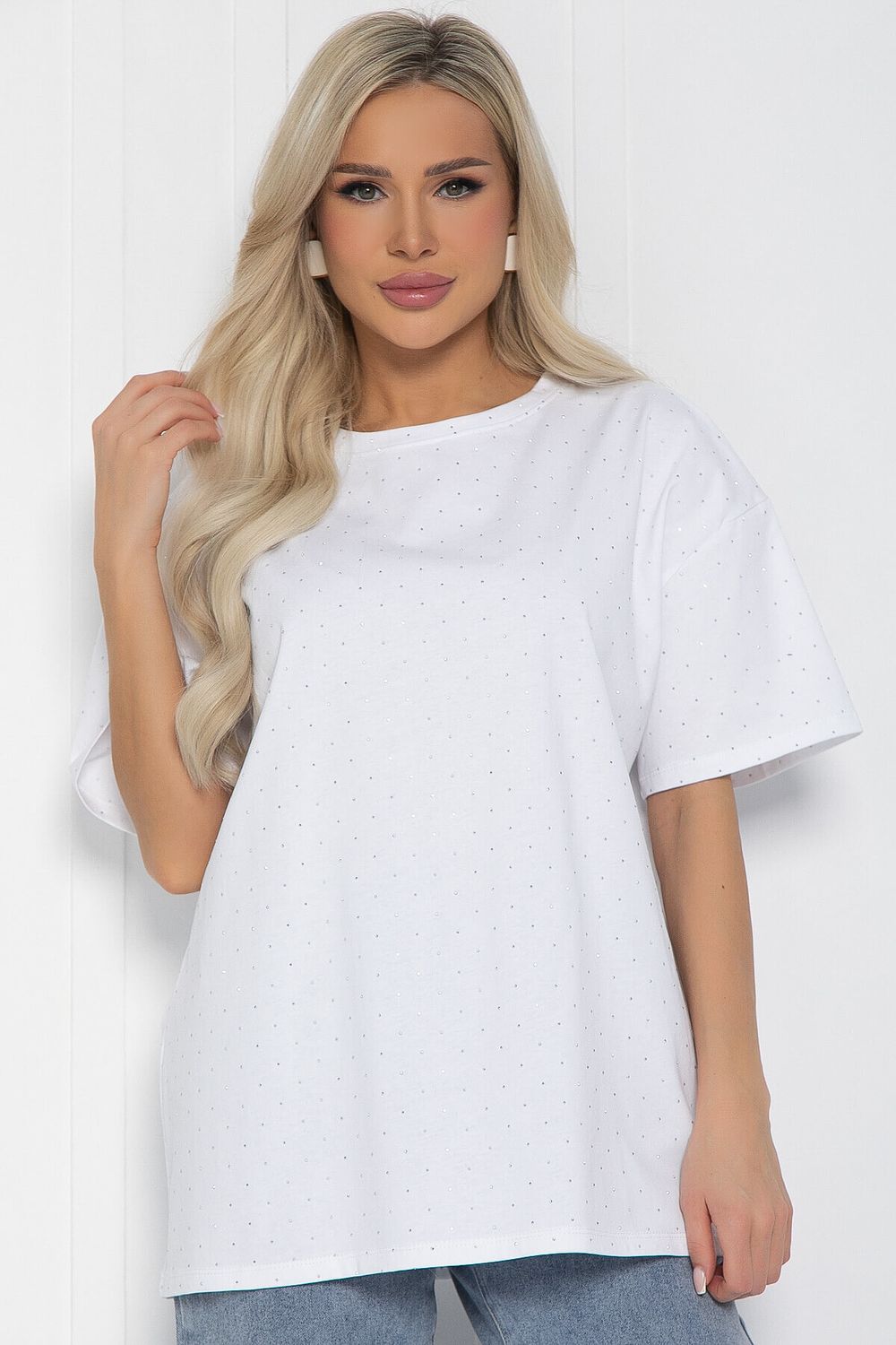 Блуза Альба (белая) Б12602-20 LT Collection