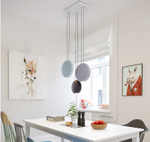 Pendant design lamp Cosmos by Vibia (5 lampshades)