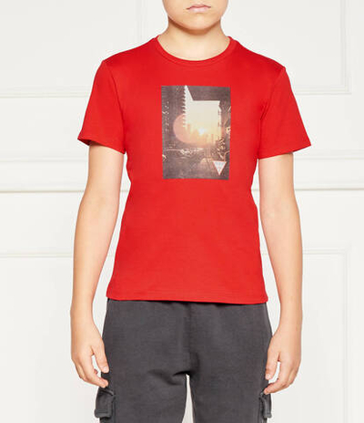 Футболка Guess - красный(L4YI12 K8HM4)