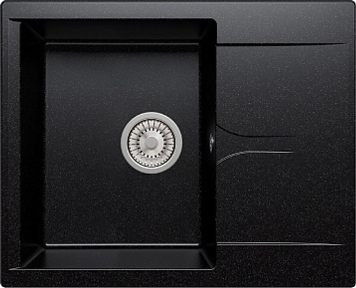 Мойка Tolero Gelcoat Costa 620 черный Анкона