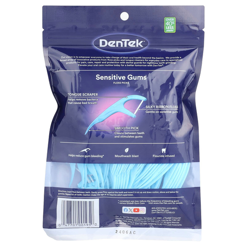 DenTek, Comfort Clean®, кисти для чувствительных десен, 150 шт.