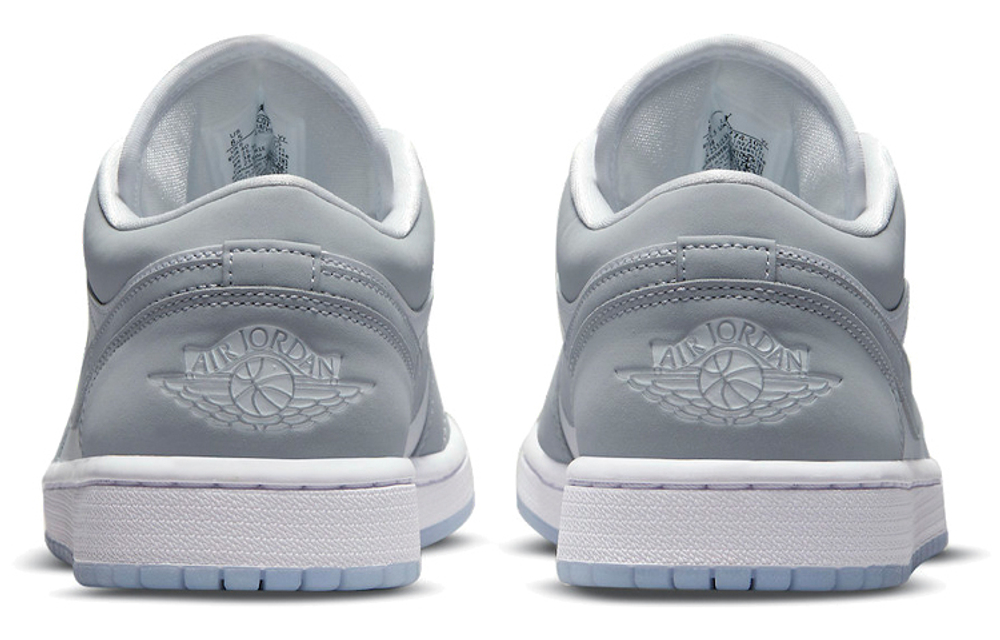 Кроссовки Air Jordan 1 Low "Wolf Grey" (Женская размерная сетка)