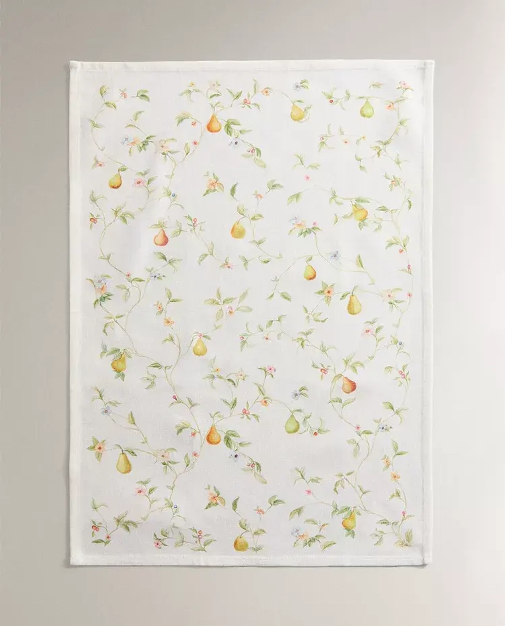 ZARA HOME НАБОР КУХОННЫХ ПОЛОТЕНЕЦ ИЗ ХЛОПКА «ГРУШИ» (НАБОР ИЗ 2 ШТУК), ЗЕЛЕНЫЙ