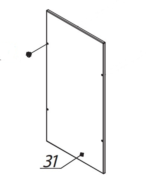 Дверь фильтр-камеры для cab-110, артикул 83100030