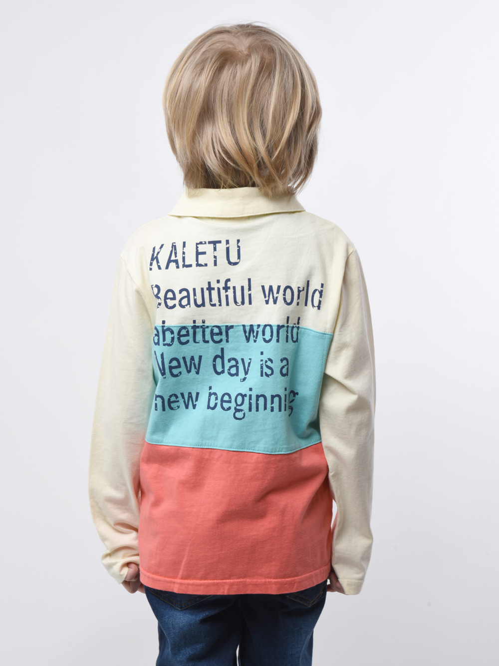 Поло для мальчика с длинным рукавом