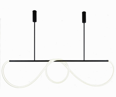 Подвес диммируемый Далия черный L184 h100 Led 90W (4000K) с пультом ДУ