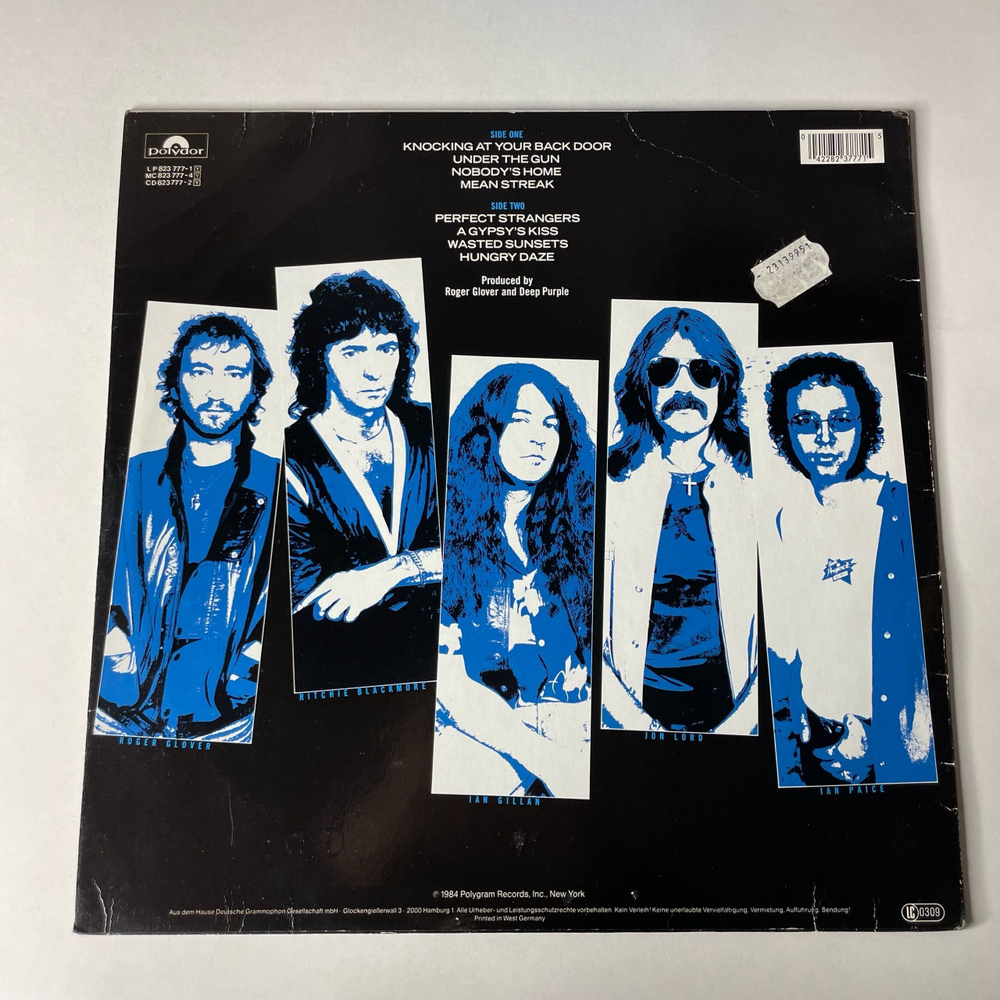 Винтажная виниловая пластинка LP Deep Purple Perfect Strangers (Германия 1984)