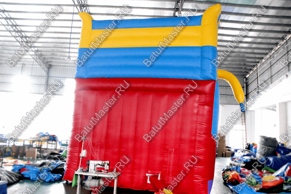 Надувная горка "Ботинок" 9*5*6 м