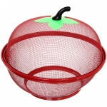 Фруктовница с крышкой «сеткой» 25см