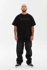 Футболка Q2ZA лого (чёрная)