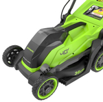 Газонокосилка аккумуляторная GREENWORKS 2520807UB 40V, 36 см, бесщеточная, c 1хАКБ 4 Ач и ЗУ