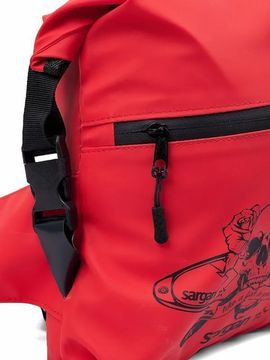 Гермосумка поясная Sargan Скелетон-Кенга+SUP красный