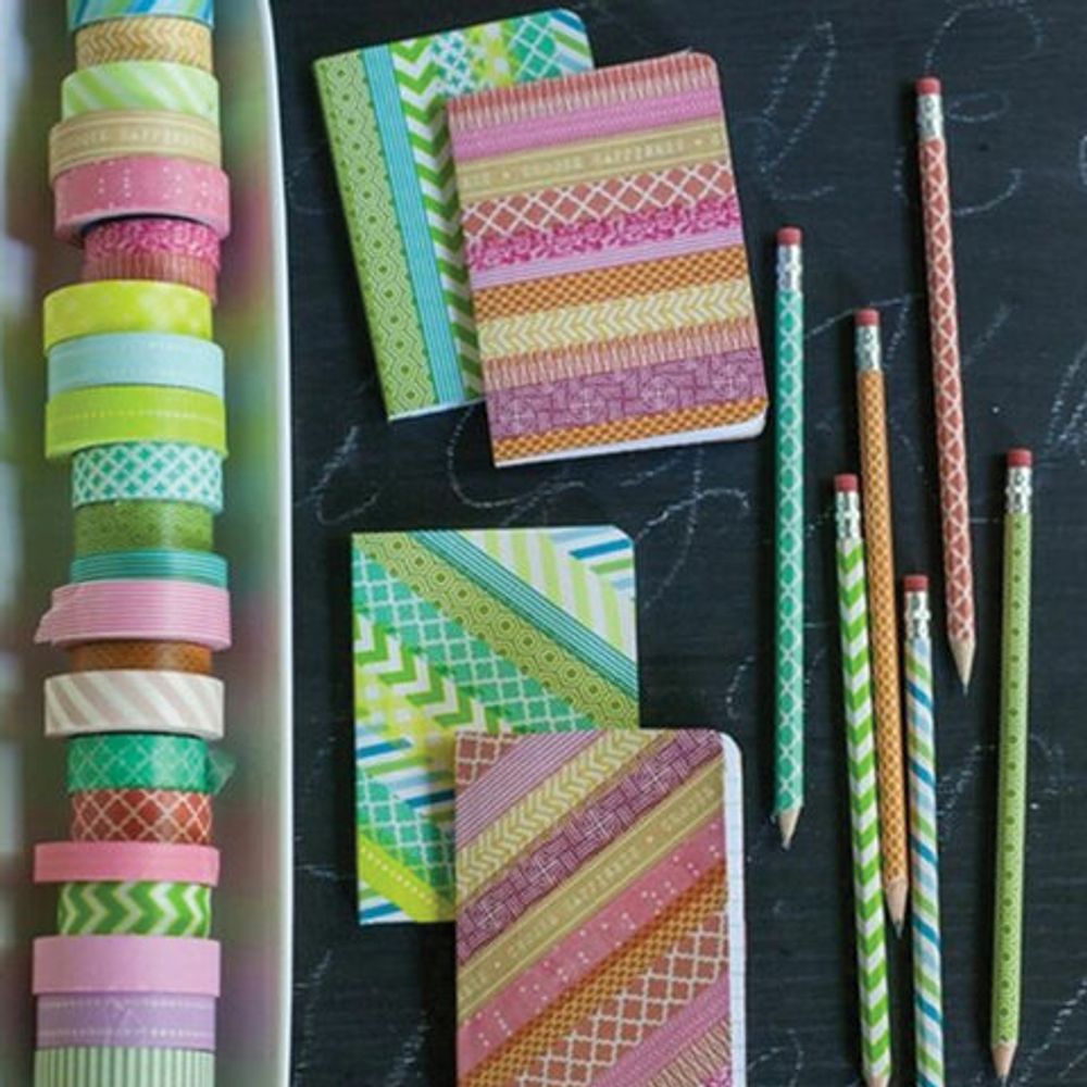 Клейкие WASHI-ленты для декора "СЕРДЦА", 15 мм х 3 м, 7 цветов, рисовая бумага, ОСТРОВ СОКРОВИЩ, 661708