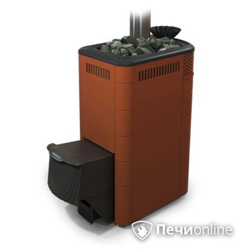 Печь для бани TMF Гейзер XXL 2017 Inox дверь антрацит закрытая каменка терракота